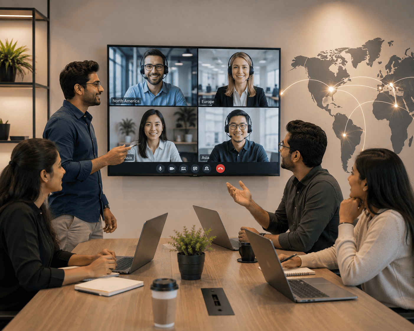 A truly global team